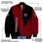 south carolina gamecocks urban mark garnet bomber jacket best selling