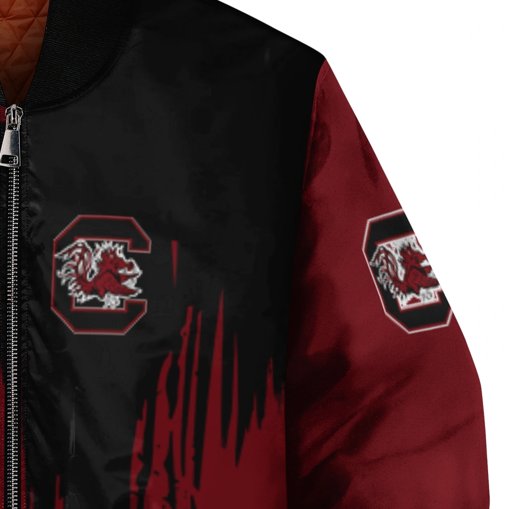 south carolina gamecocks urban mark garnet bomber jacket premium grade south carolina gamecocks urban mark garnet bomber jacket premium grade