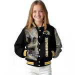 southern miss golden eagles fire skull black varsity jacket best selling