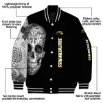 southern miss golden eagles intricate skull black varsity jacket best selling