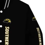 southern miss golden eagles intricate skull black varsity jacket best selling