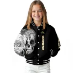 southern miss golden eagles intricate skull black varsity jacket best selling