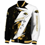 southern miss golden eagles ripped bolt black white varsity jacket best selling