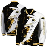 southern miss golden eagles ripped bolt black white varsity jacket best selling