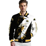 southern miss golden eagles ripped bolt black white varsity jacket best selling