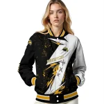 southern miss golden eagles ripped bolt black white varsity jacket best selling