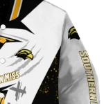 southern miss golden eagles ripped bolt black white varsity jacket best selling