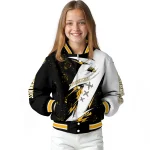 southern miss golden eagles ripped bolt black white varsity jacket best selling