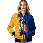st louis blues minnie mouse blue bomber jacket best selling