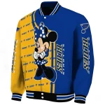 st louis blues minnie mouse blue varsity jacket best selling