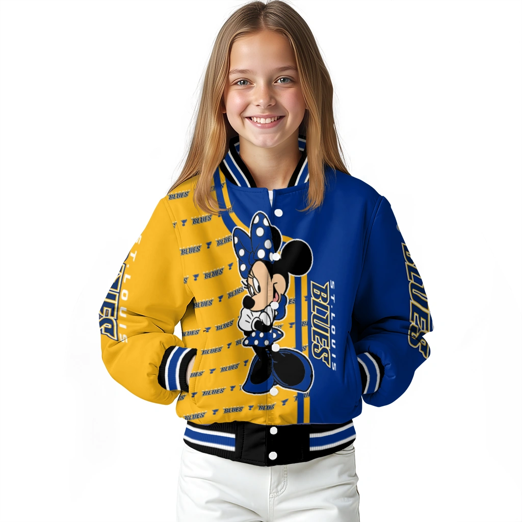 st louis blues minnie mouse blue varsity jacket top rated st louis blues minnie mouse blue varsity jacket top rated