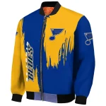 st louis blues urban mark blue bomber jacket best selling