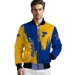 st louis blues urban mark blue bomber jacket best selling