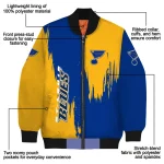 st louis blues urban mark blue bomber jacket best selling