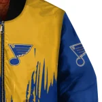 st louis blues urban mark blue bomber jacket best selling