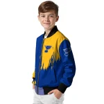 st louis blues urban mark blue bomber jacket best selling