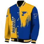 st louis blues urban mark blue varsity jacket best selling