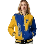 st louis blues urban mark blue varsity jacket best selling