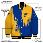 st louis blues urban mark blue varsity jacket best selling