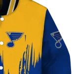 st louis blues urban mark blue varsity jacket best selling