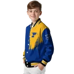 st louis blues urban mark blue varsity jacket best selling