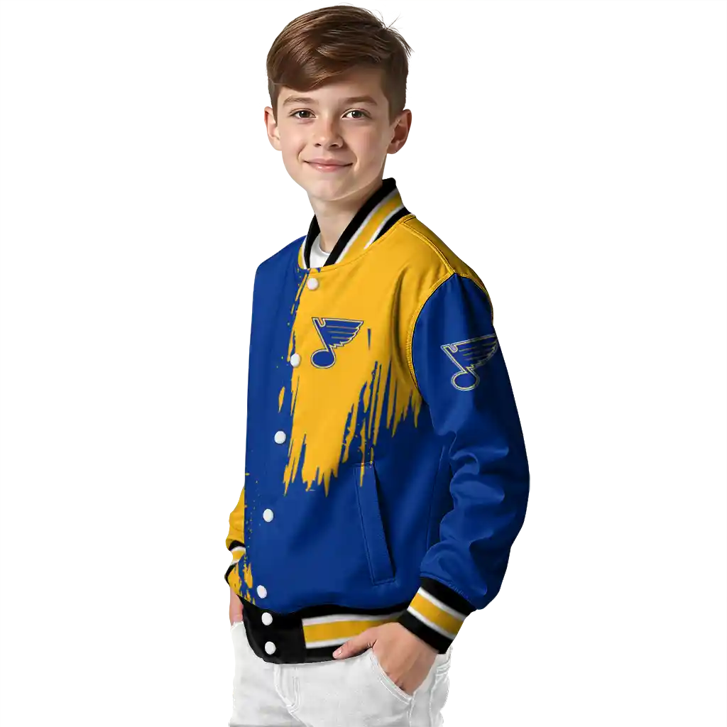 st louis blues urban mark blue varsity jacket trendy st louis blues urban mark blue varsity jacket trendy