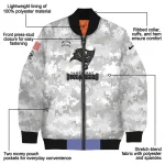 tampa bay buccaneers gray camouflage gray bomber jacket best selling