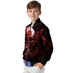 tampa bay buccaneers skull bite red black bomber jacket best selling