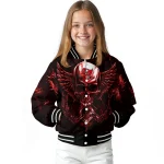 tampa bay buccaneers skull bite red black varsity jacket best selling