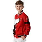 tampa bay buccaneers snoopy attitude red varsity jacket best selling