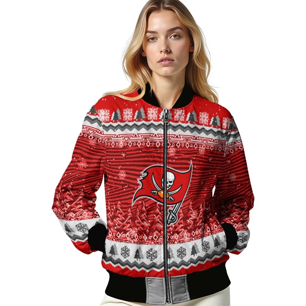 tampa bay buccaneers snowy pines red bomber jacket latest model tampa bay buccaneers snowy pines red bomber jacket latest model