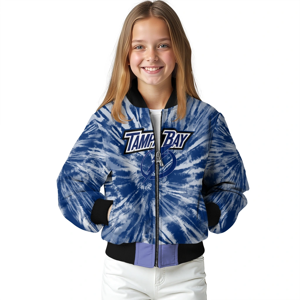 tampa bay lightning dynamic rings blue bomber jacket top rated tampa bay lightning dynamic rings blue bomber jacket top rated