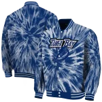 tampa bay lightning dynamic rings blue varsity jacket best selling