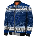 tampa bay lightning snowy pines blue bomber jacket best selling