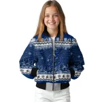 tampa bay lightning snowy pines blue bomber jacket best selling