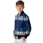 tampa bay lightning snowy pines blue bomber jacket best selling