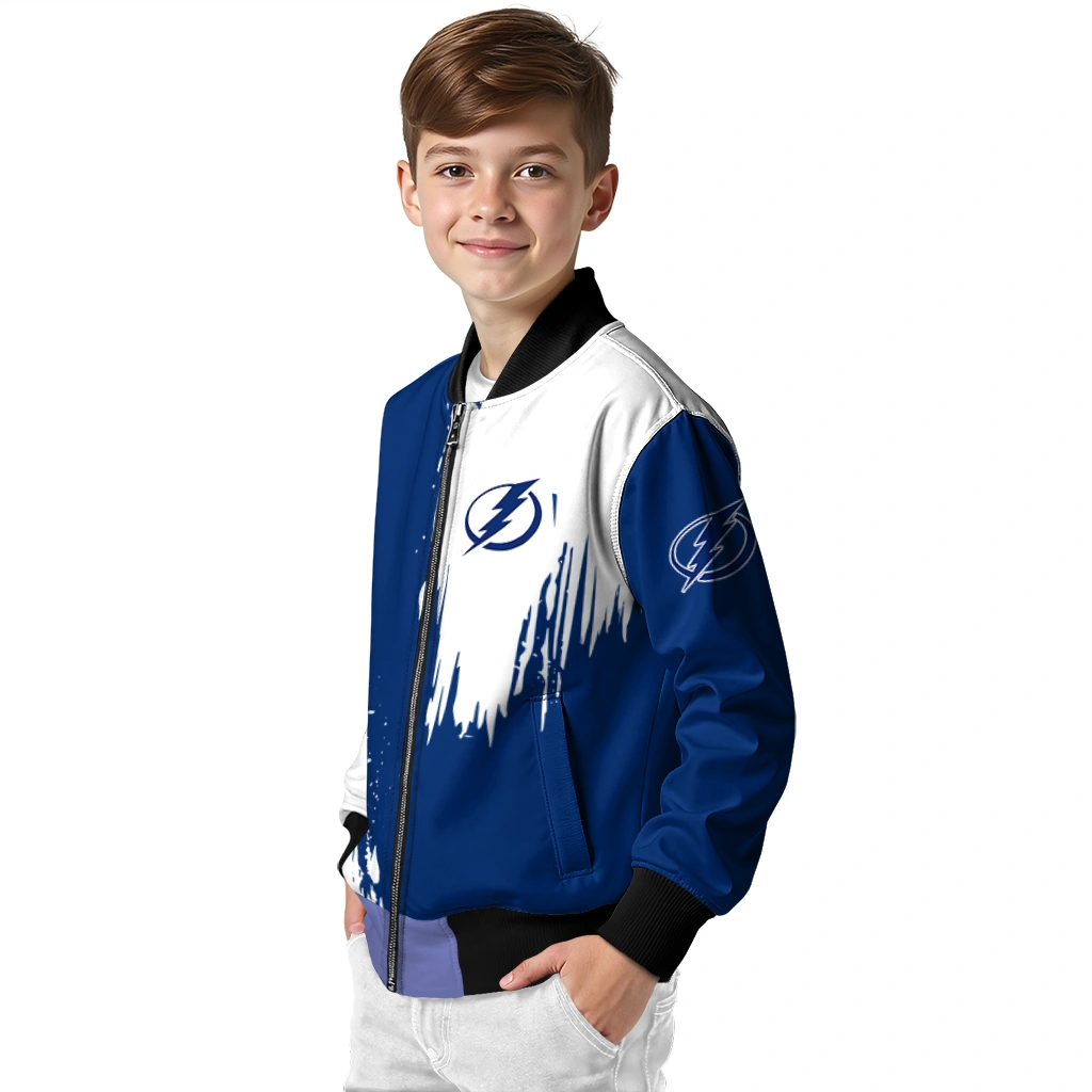 tampa bay lightning urban mark blue bomber jacket trendy tampa bay lightning urban mark blue bomber jacket trendy