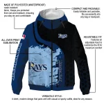 tampa bay rays hex splash navy black windbreaker jacket best selling