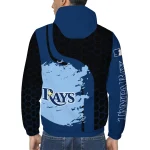 tampa bay rays hex splash navy black windbreaker jacket best selling