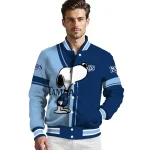 tampa bay rays snoopy attitude navy varsity jacket best selling