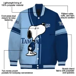 tampa bay rays snoopy attitude navy varsity jacket best selling