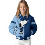 tampa bay rays snoopy attitude navy varsity jacket best selling