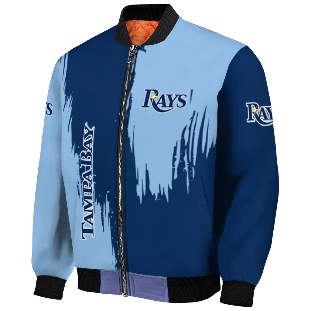 tampa bay rays urban mark navy bomber jacket fashion forward tampa bay rays urban mark navy bomber jacket fashion forward