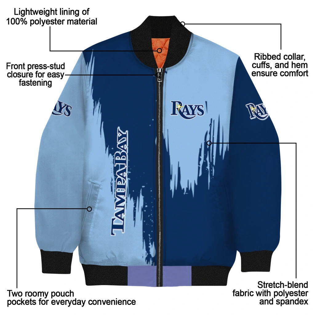 tampa bay rays urban mark navy bomber jacket new arrival tampa bay rays urban mark navy bomber jacket new arrival