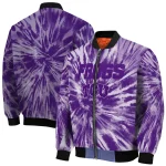 tcu horned frogs dynamic rings purple bomber jacket best selling
