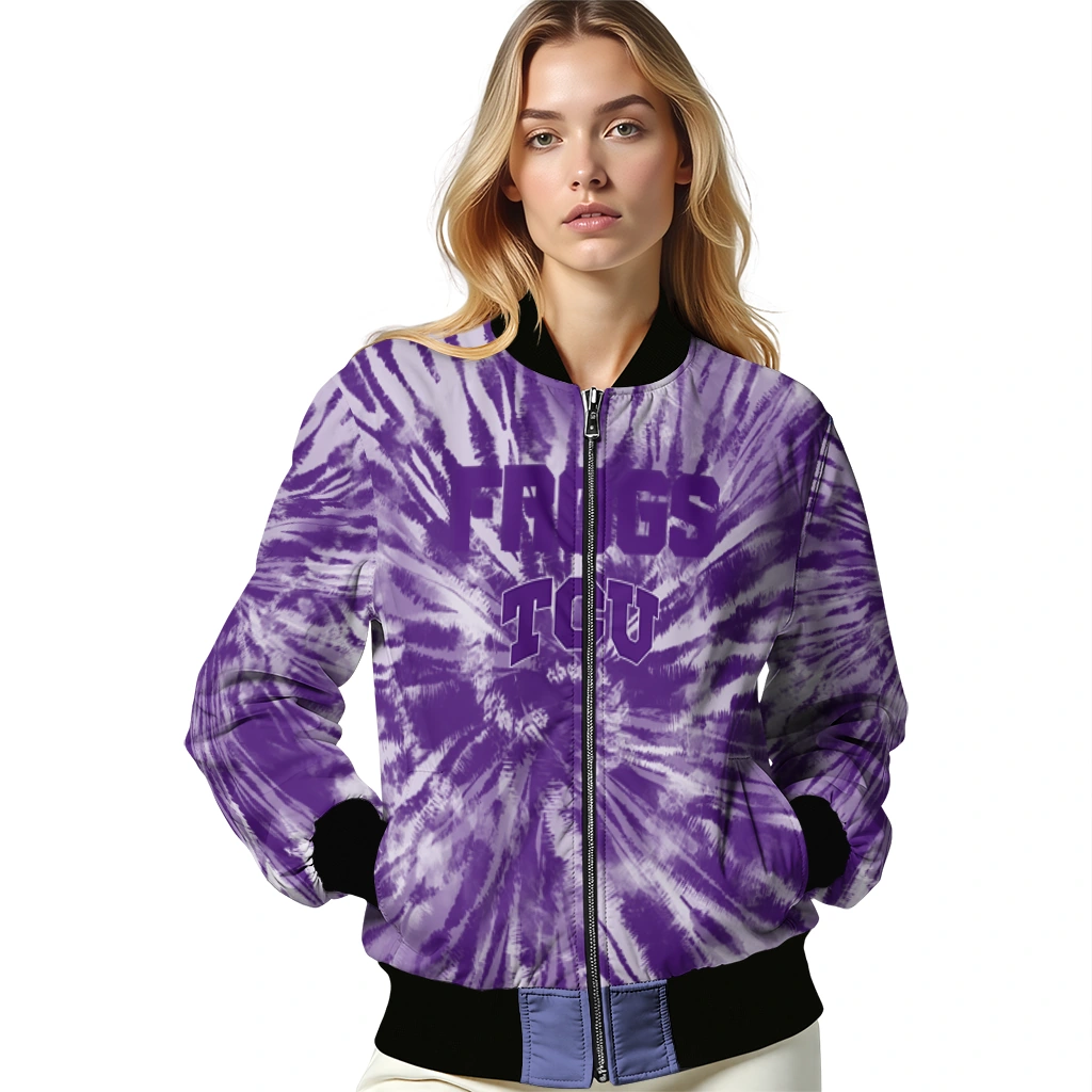 tcu horned frogs dynamic rings purple bomber jacket latest model tcu horned frogs dynamic rings purple bomber jacket latest model