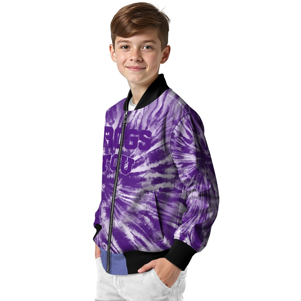 tcu horned frogs dynamic rings purple bomber jacket trendy tcu horned frogs dynamic rings purple bomber jacket trendy