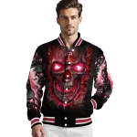 temple owls inferno skull red black varsity jacket best selling