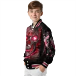 temple owls inferno skull red black varsity jacket best selling