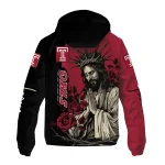 temple owls jesus roses red black windbreaker jacket best selling